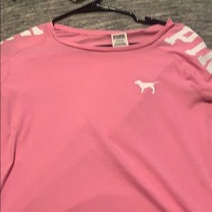 pink T-shirt